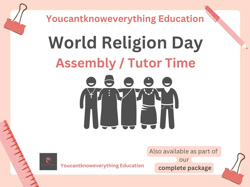 World religions day 2026 tutor time assembly resource