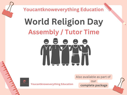 World religions day 2026 tutor time assembly resource