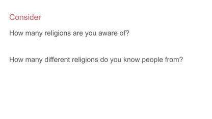 World religions day 2026 tutor time assembly resource